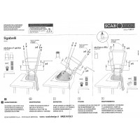 ZEBRA-2546 σκαμπό ψηλό μεταλλικό χρωμίου polycarbonate ΔΙΑΦΑΝΟ, 48x51xΗ65/103